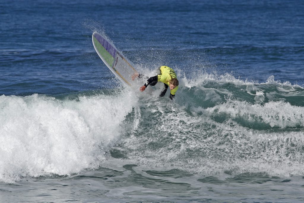 Sapphire Beach longboard star Jared Neal has progressed to the next stage of the 2013 ISA World Longboard Championship in Peru. Photo: FILE